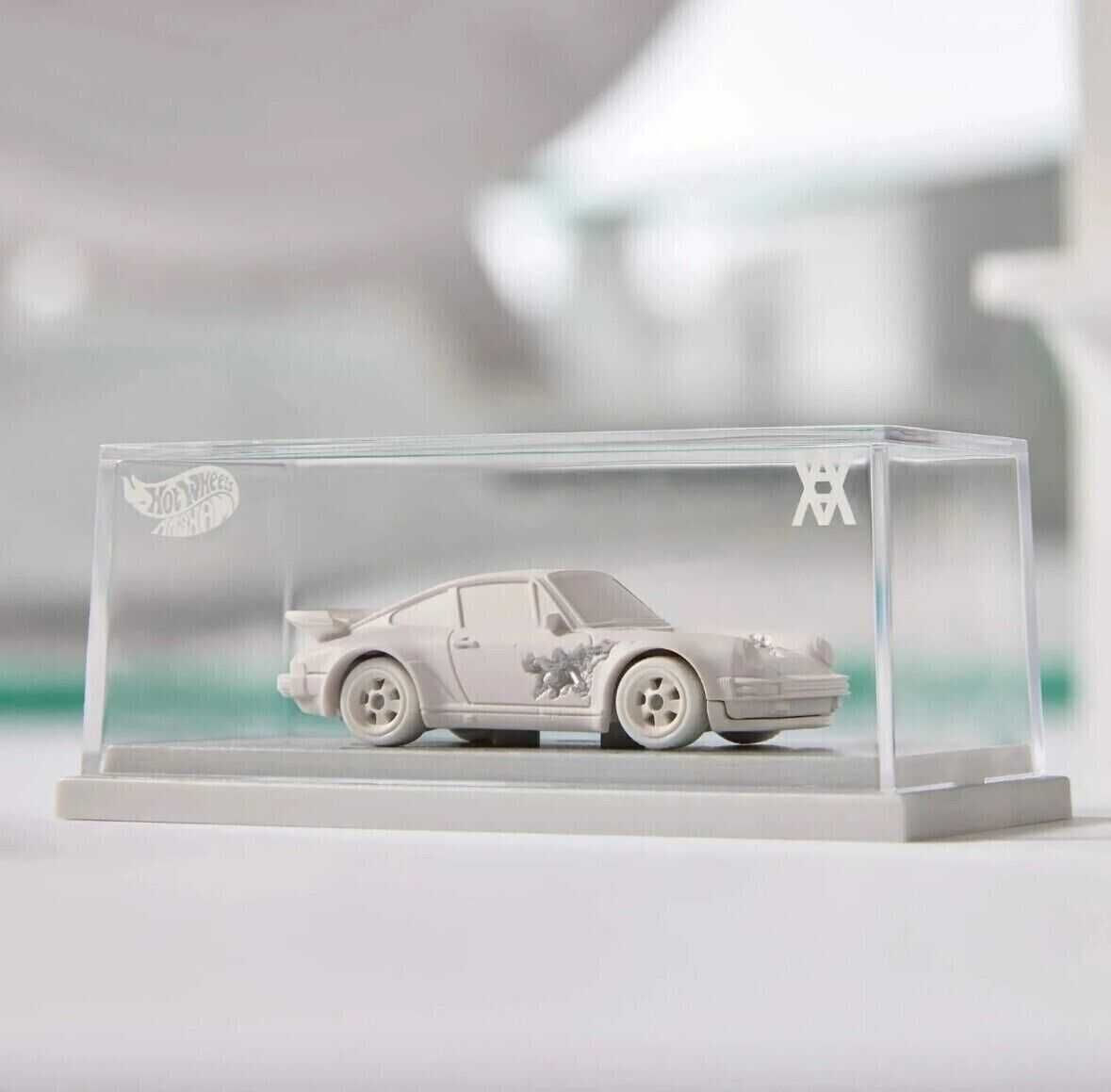 Hot Wheels x Daniel Arsham Eroded Porsche 930 and Rally Case