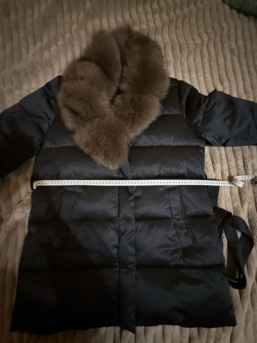Курточка подовжена з хутром