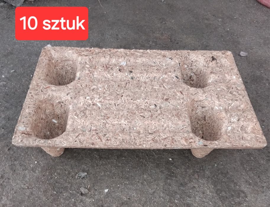 10x ćwierćpaleta mini paleta 600x400 celulozowa prasowana 40x60