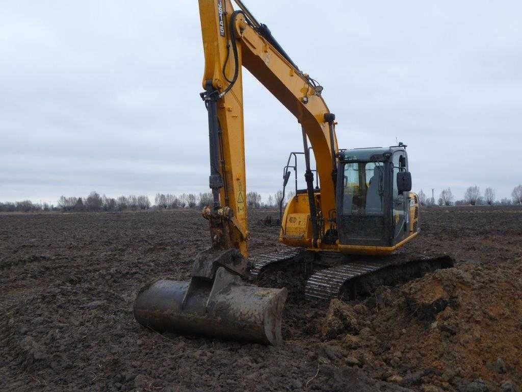 Usługi koparką prace ziemne koparka JCB JS145,JS130, wykopy melioracja