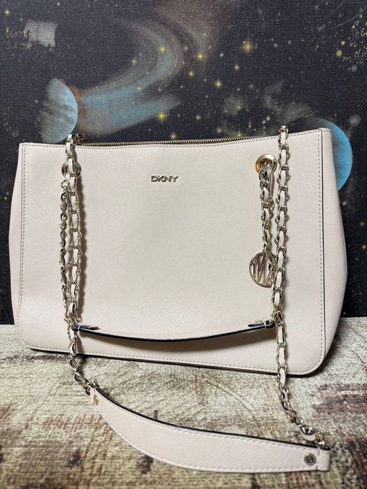 DKNY шкіряна сумка тоут