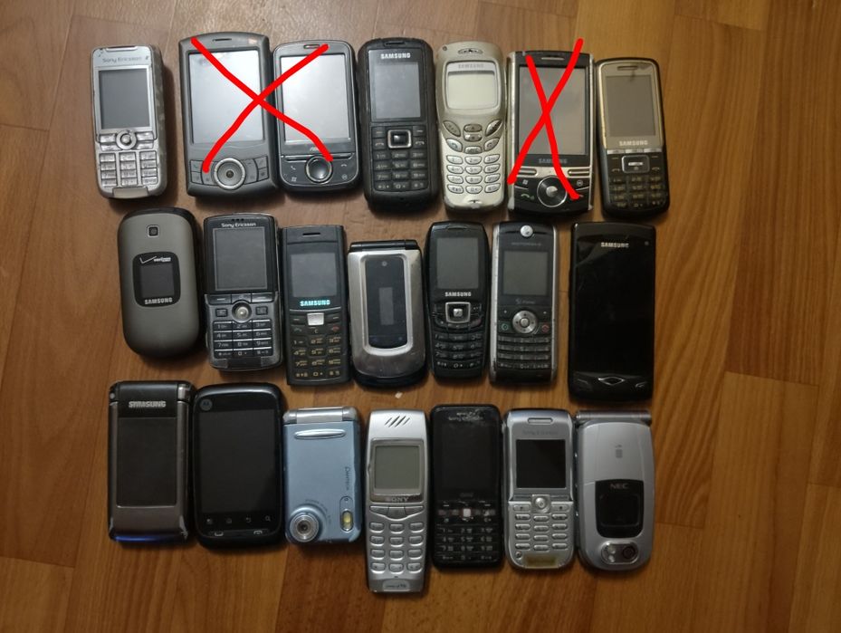 Nokia 3210, 1100, 7373, sony j70 Siemens a40 iPhone 6