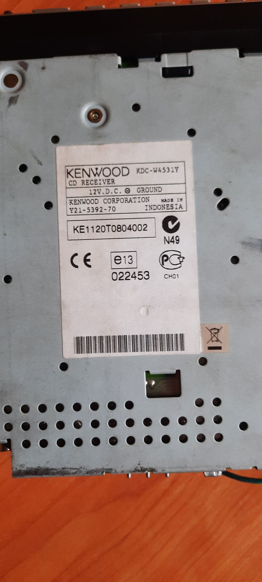 Автомагнитола  KENWOOD