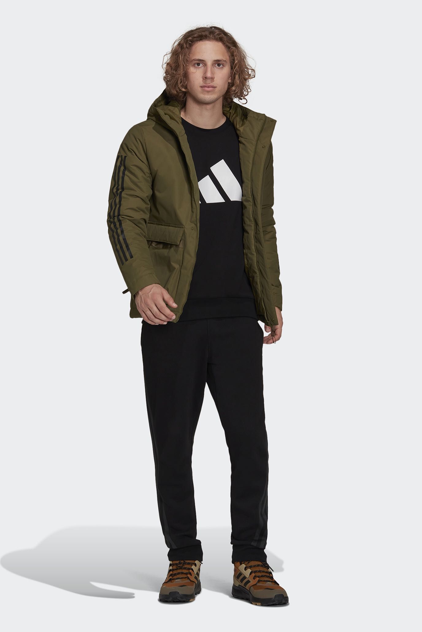 Пуховик Adidas Utilitas 3-Stripes Superstar NMD (XS по 4XL) (GT1691)