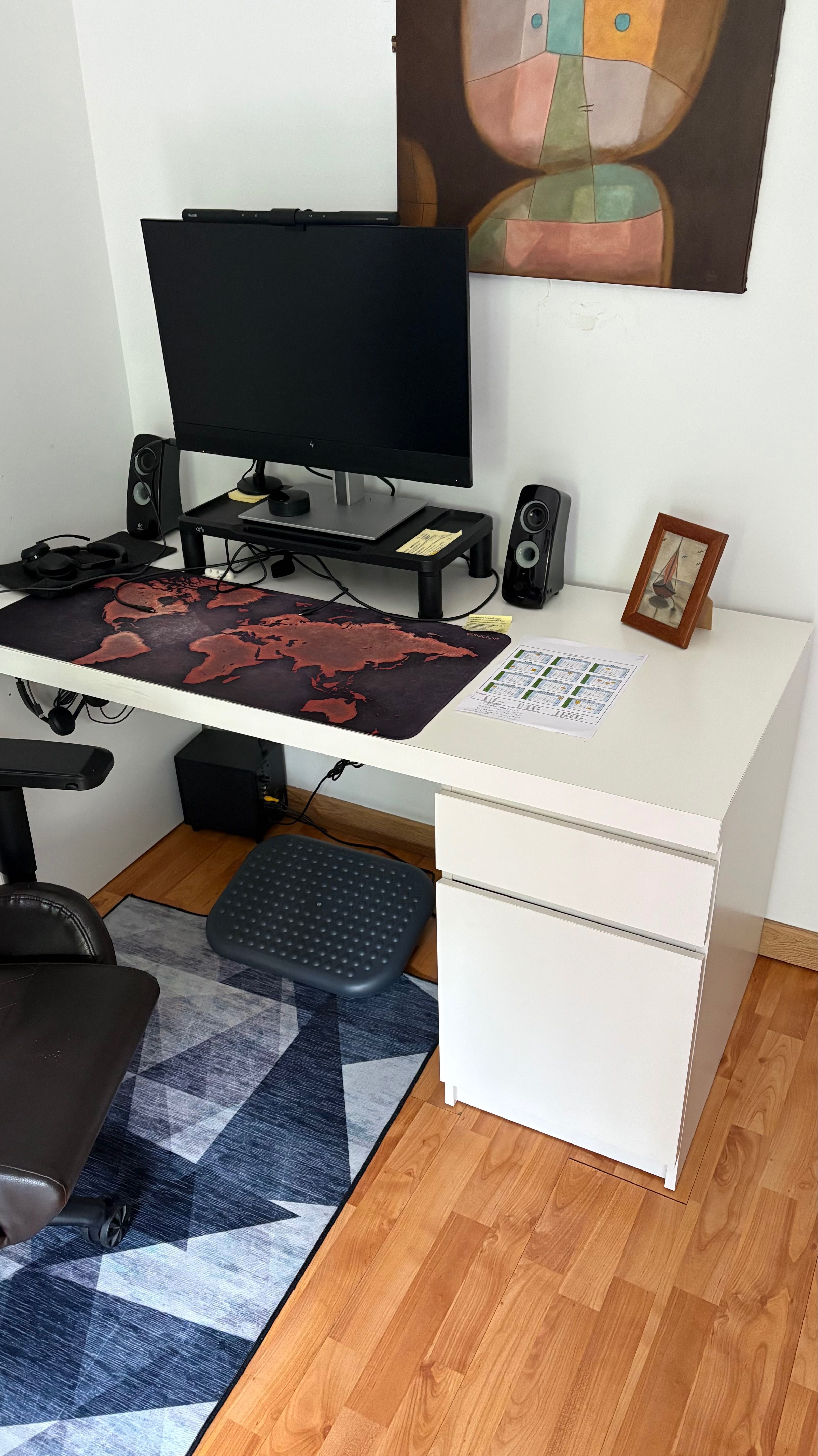 Secretária MALM ikea 140x65