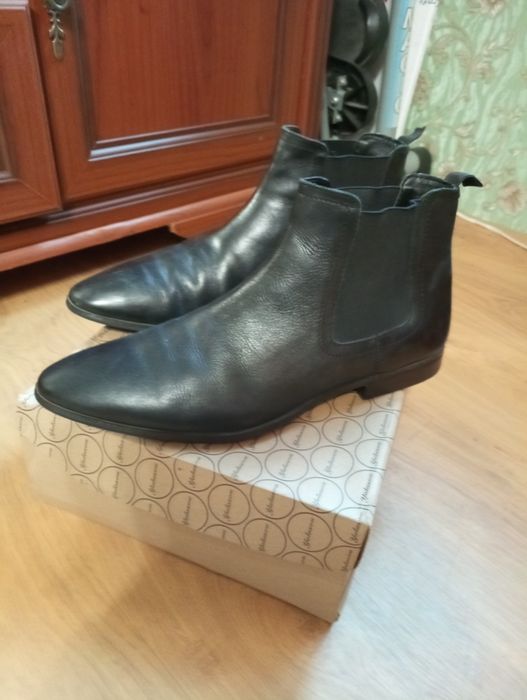 Ботинки мужские кожаные