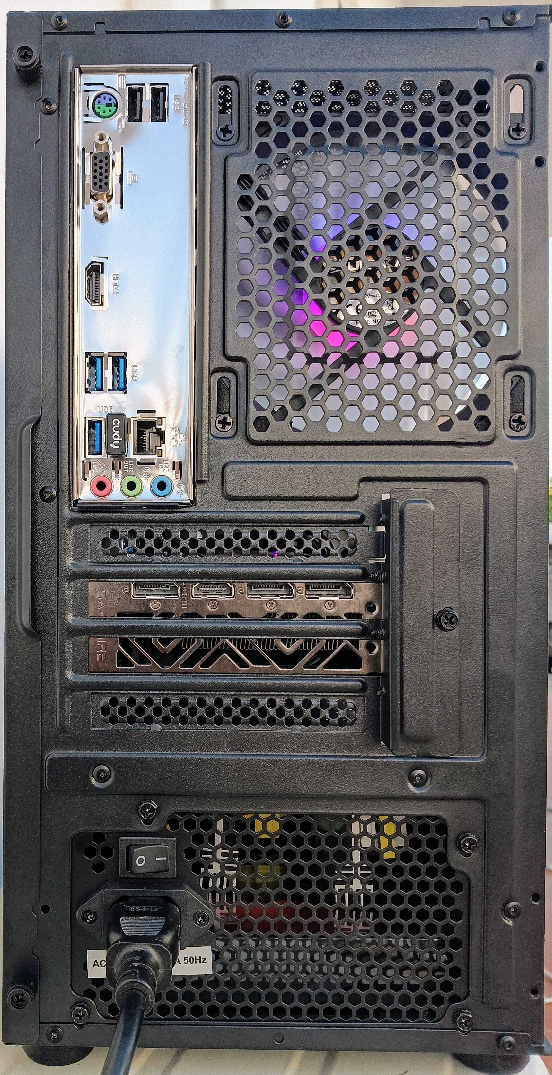 PC Gaming RGB, Ryzen 5 5500, RX 5600 XT, Nvme 1Tb + 500Gb, 8Gb DDR4