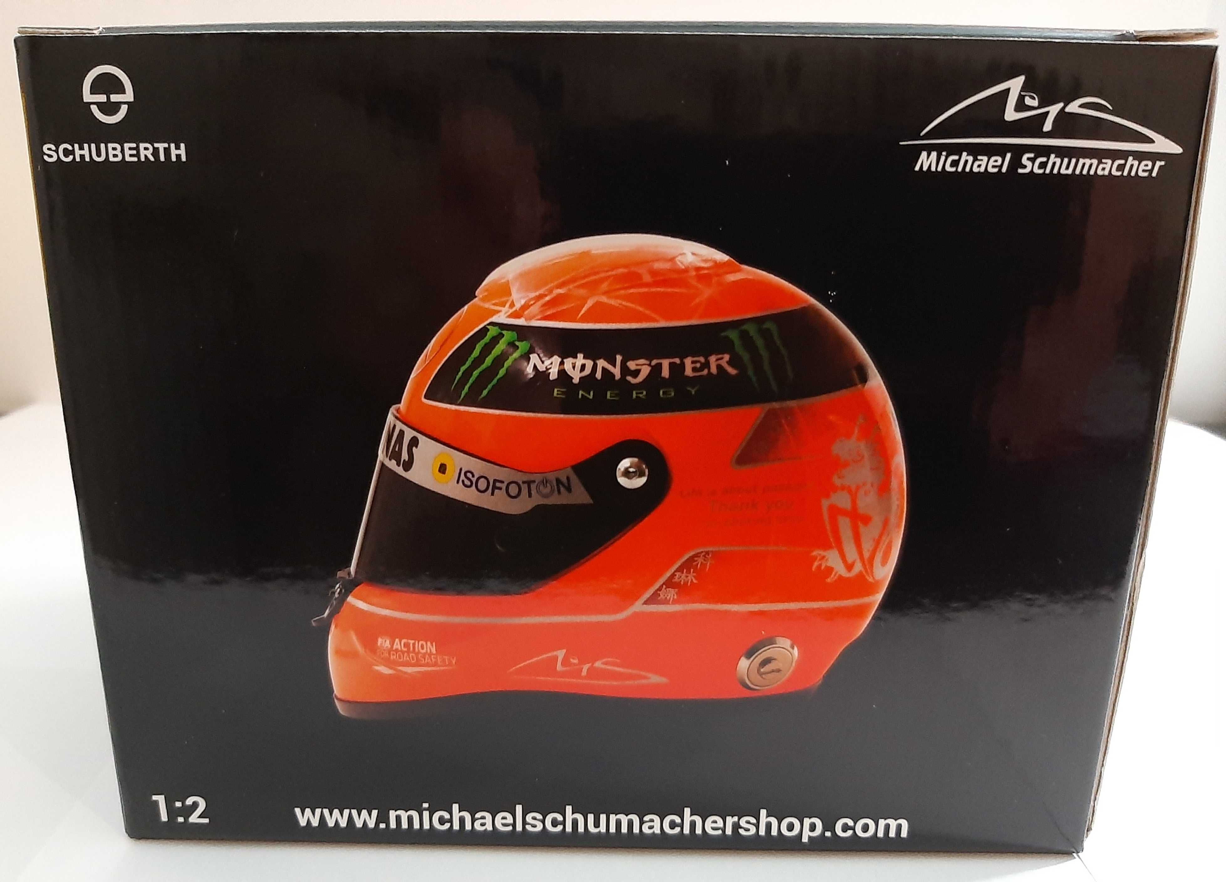 Michael Schumacher F1 capacete 1:2 GP Brasil 2012