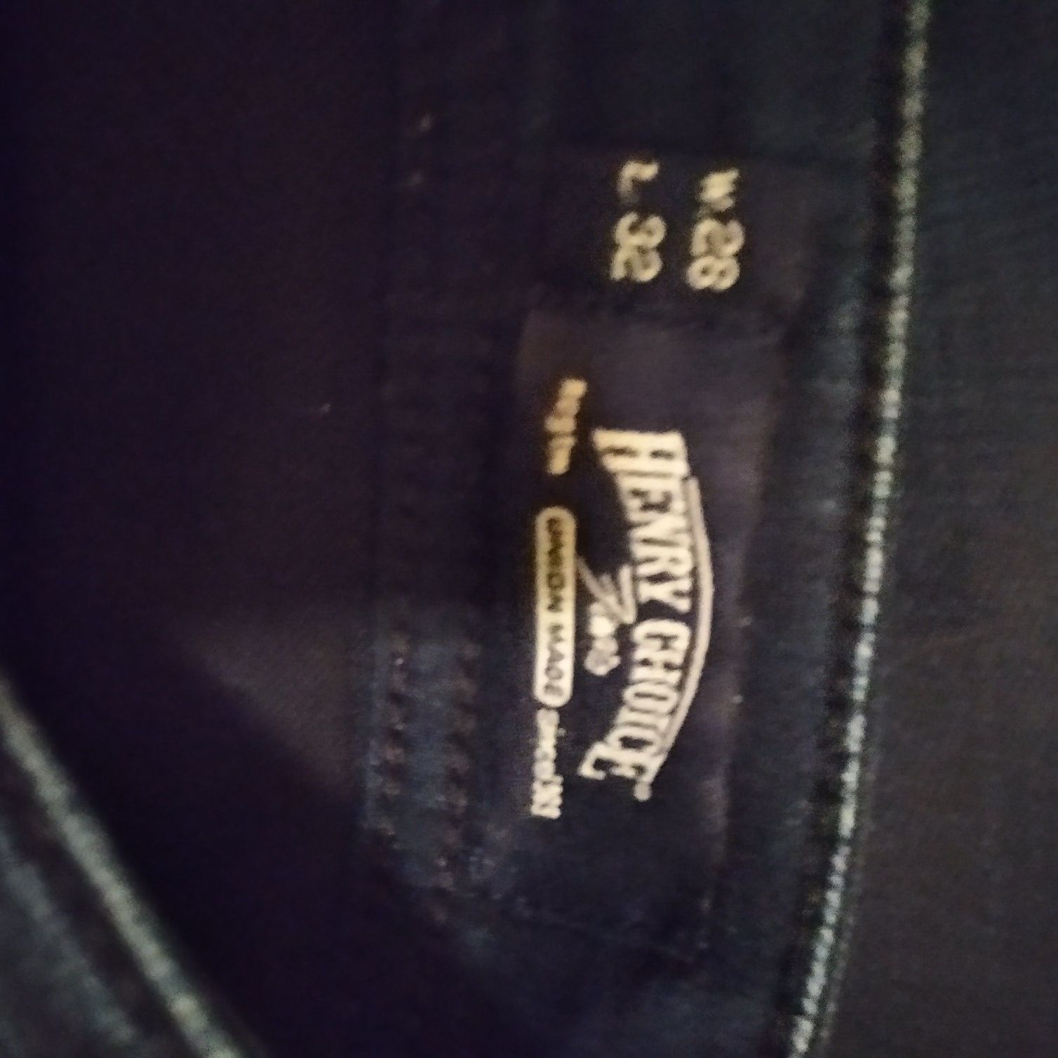 Spodnie męskie jeansy rozmiar W28 L32 Henry Choice