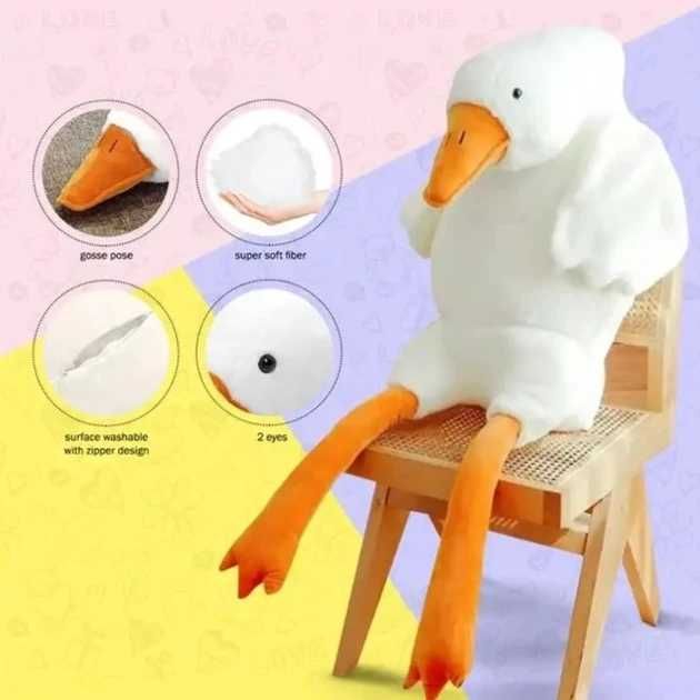 Подушка антистрес Гусь-Обіймусь у вигляді Гусака