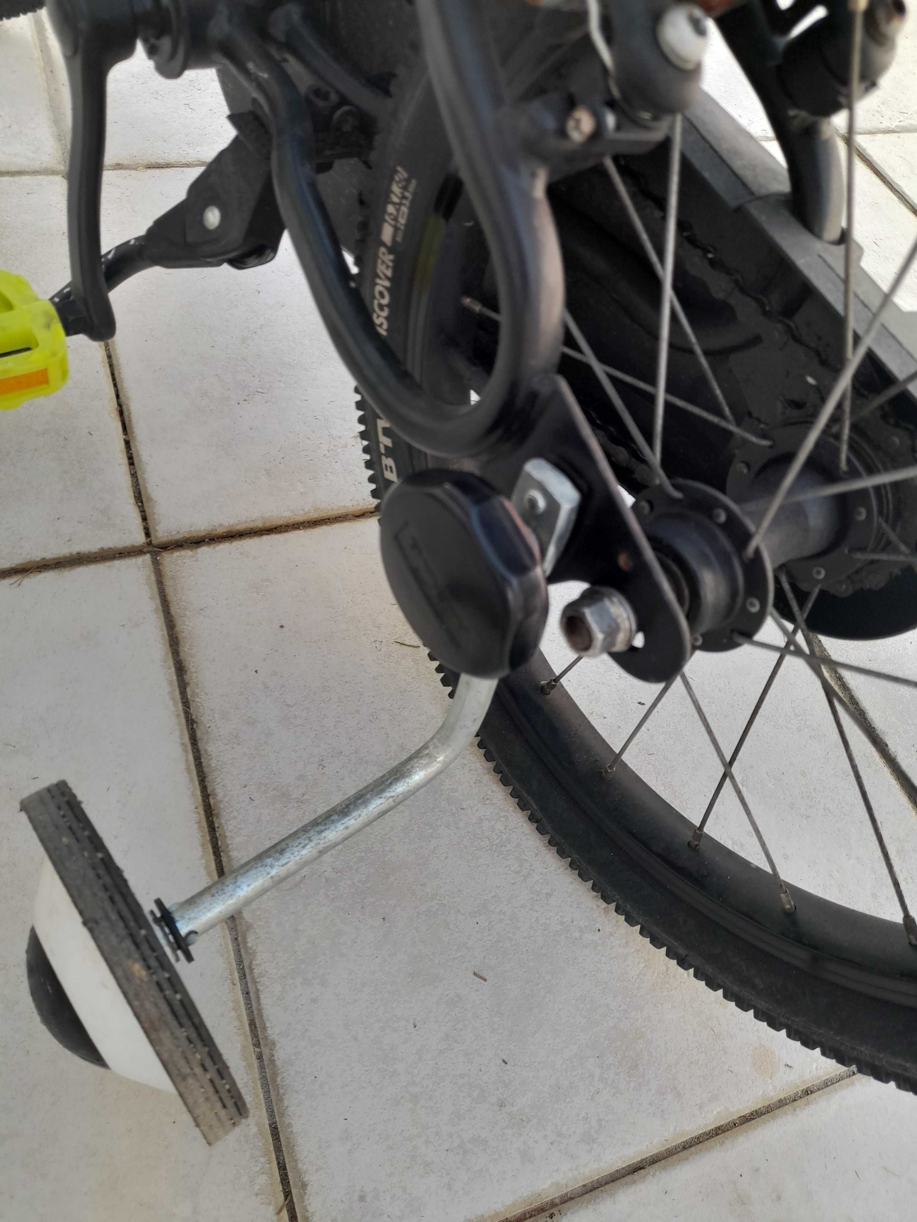 Bicicleta de criança BTWIN 16" com rodas de apoio 3 a 7 anos