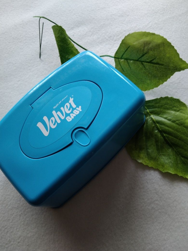 Velvet baby pudełko opakowanie etui na chusteczki nawilżane mokre