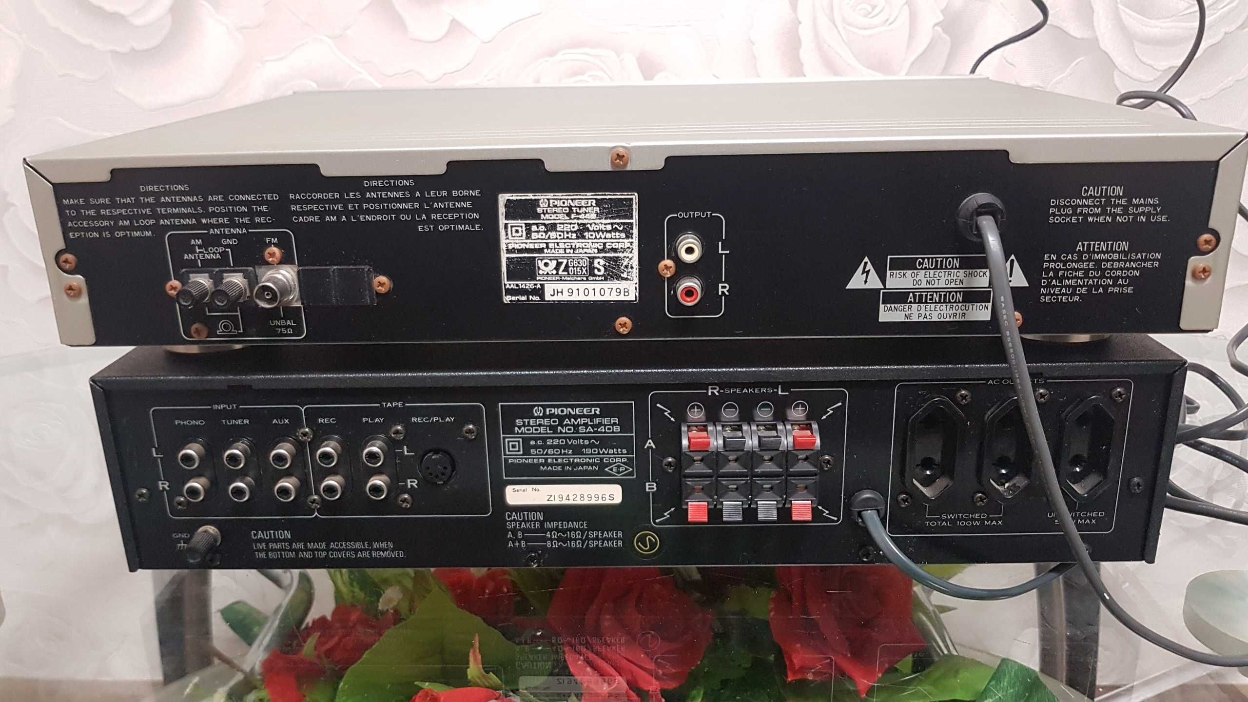 Усилитель+тюнер Pioneer SA-408,F-445 made in Japan