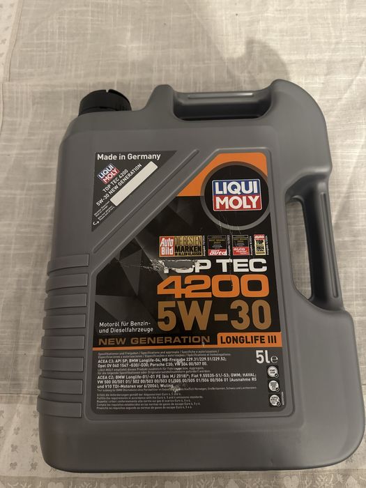 Olej Liqui Moly TOP TEC 4200 5W-30 5L BMW