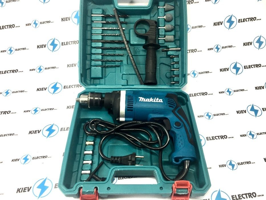 Ударная дрель Makita HP 1630 ( Макита ) Набор инструмента, Румыния