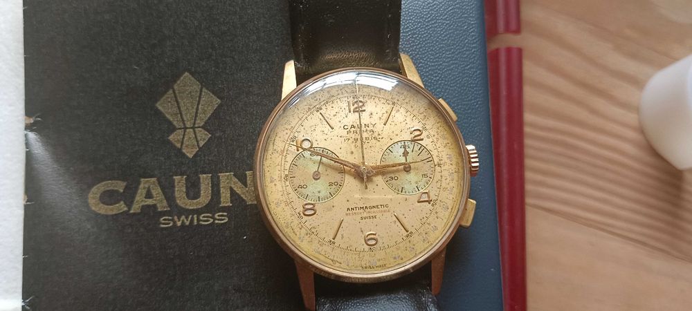 Pack Cronógrafo Cauny Ouro