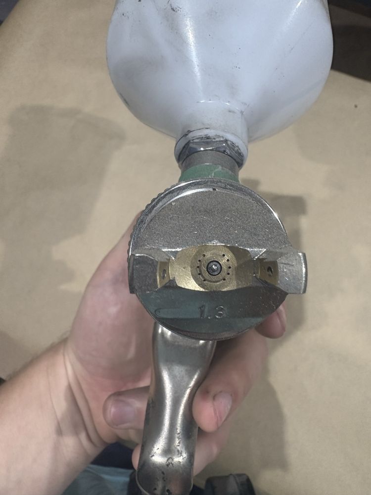 Краскопульт intertool pt0102 с регулятором давления