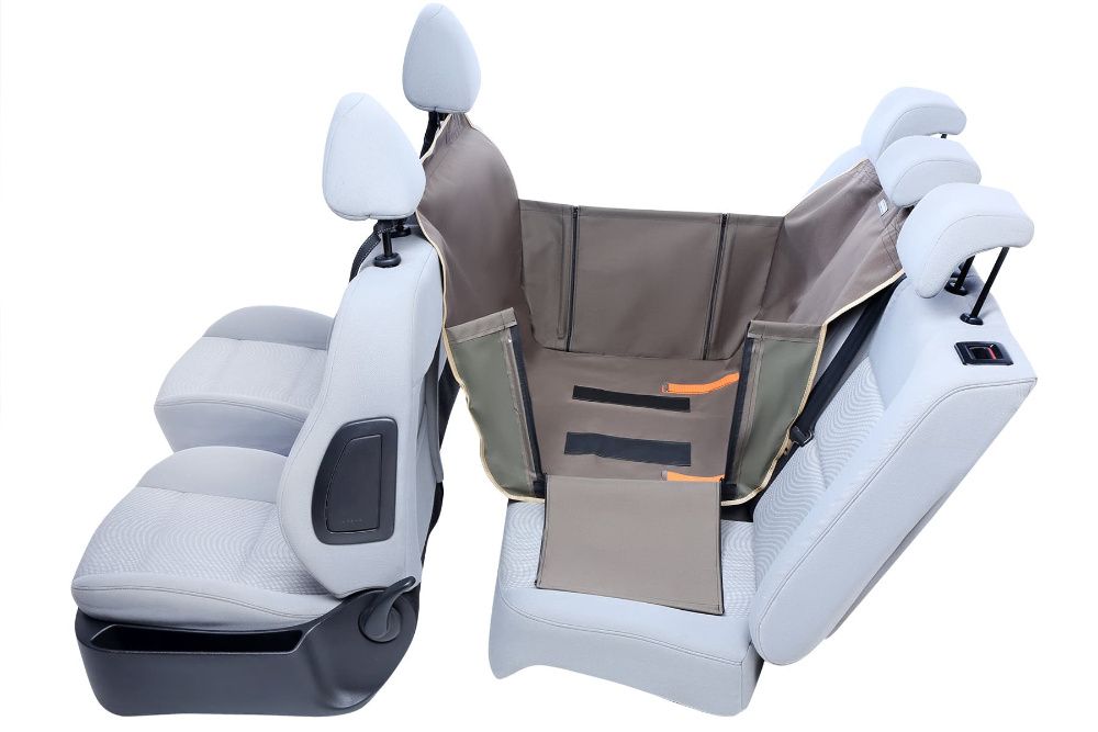 Mata samochodowa, pokrowiec dla psa Kardimata Anti Slip MINI Oliwkowa