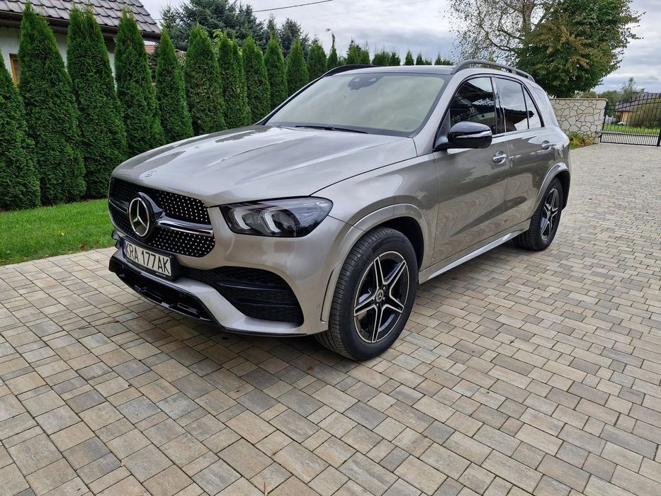Mercedes-Benz GLE 7os. DIESEL pierwszy właściciel, panorama, hak AMG, AIRMATIC masaż