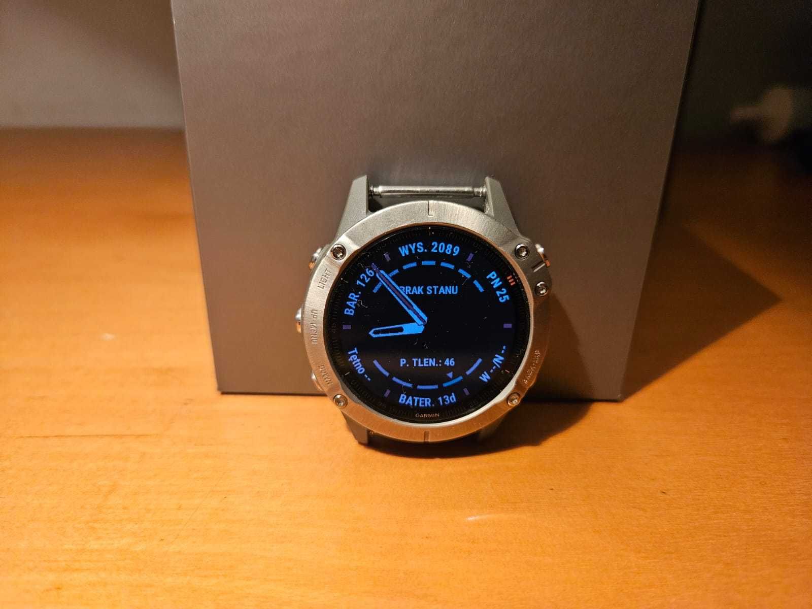 Zegarek Garmin Fenix 6 Sapphire