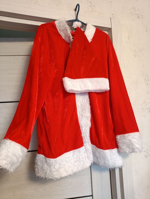 Дорослий карнавальний костюм Санта Клаус L-XL