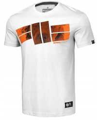 PITBULL T-SHIRT Orange Logo rozm. XXL