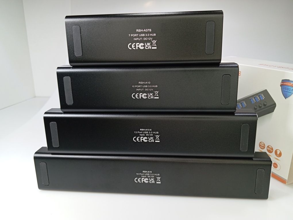 ‼️USB хаб RSHTECH USB 3.0 7/10/13/16 портів з блоком живлення hub‼️
