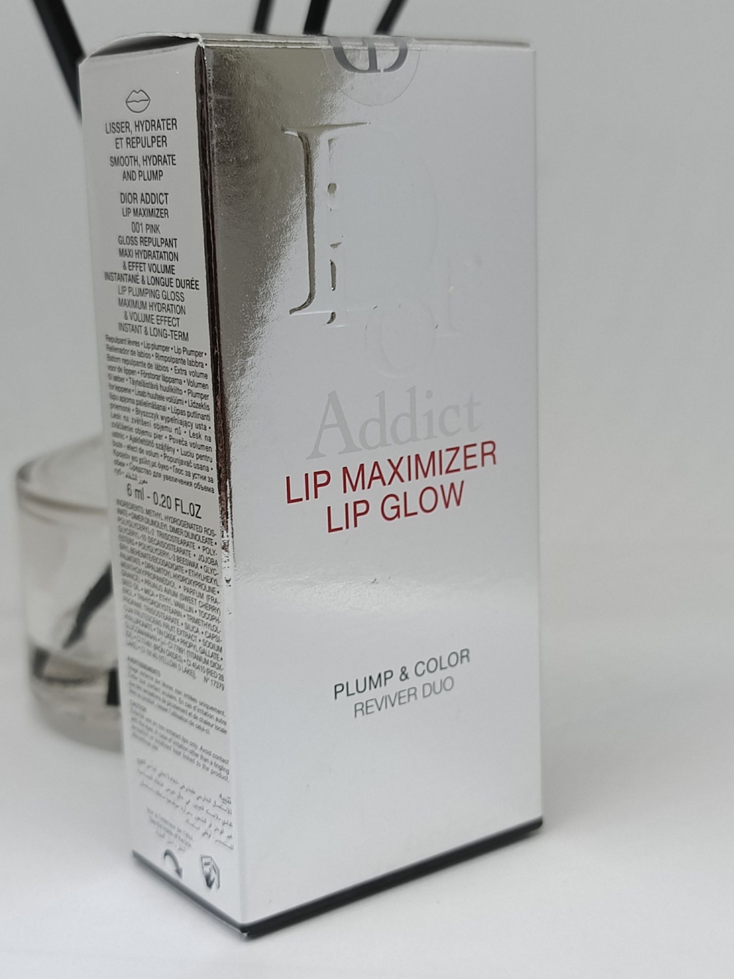 Dior Addict Lip Maximizer + Lip Glow 001 Pink – zestaw do ust