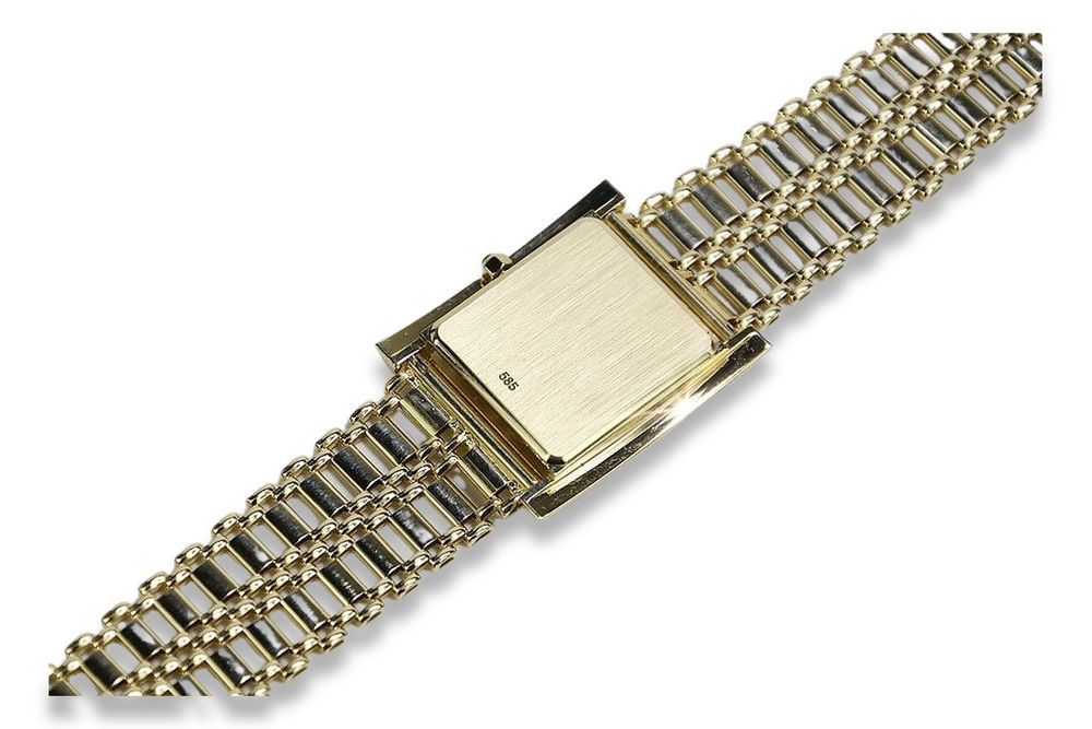 Złoty zegarek z bransoletą męski 14k Geneve mw009y&mbw011y Gdańsk