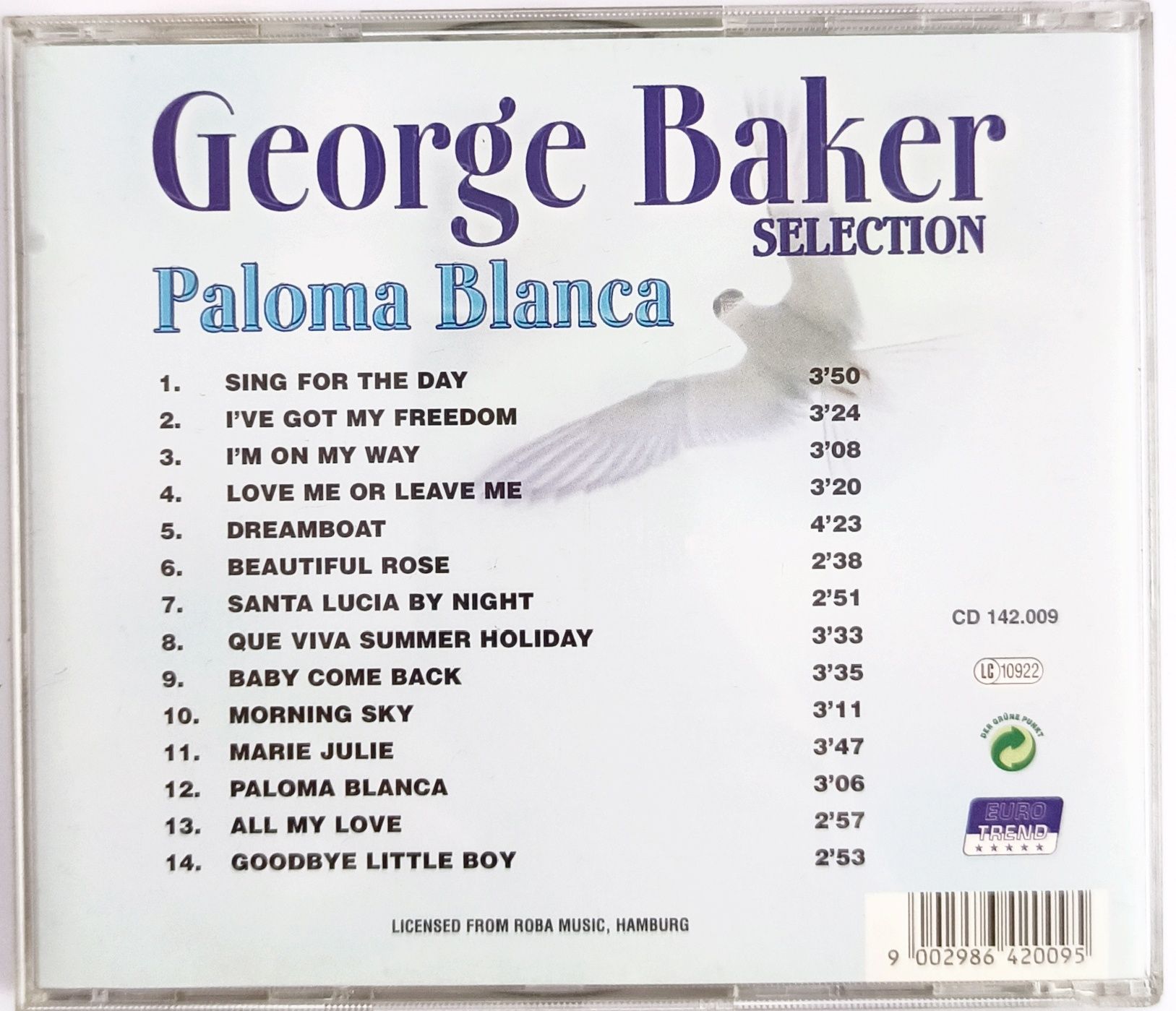 George Baker Paloma Blanca