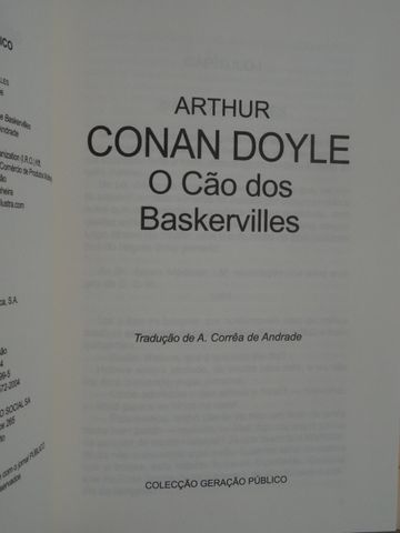 O Cão dos Baskervilles de Arthur Conan Doyle