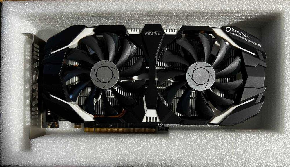 Видеокарта MSI Armor 1060, 6gb