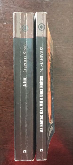Livros Stephen King e Naguib Mahfouz