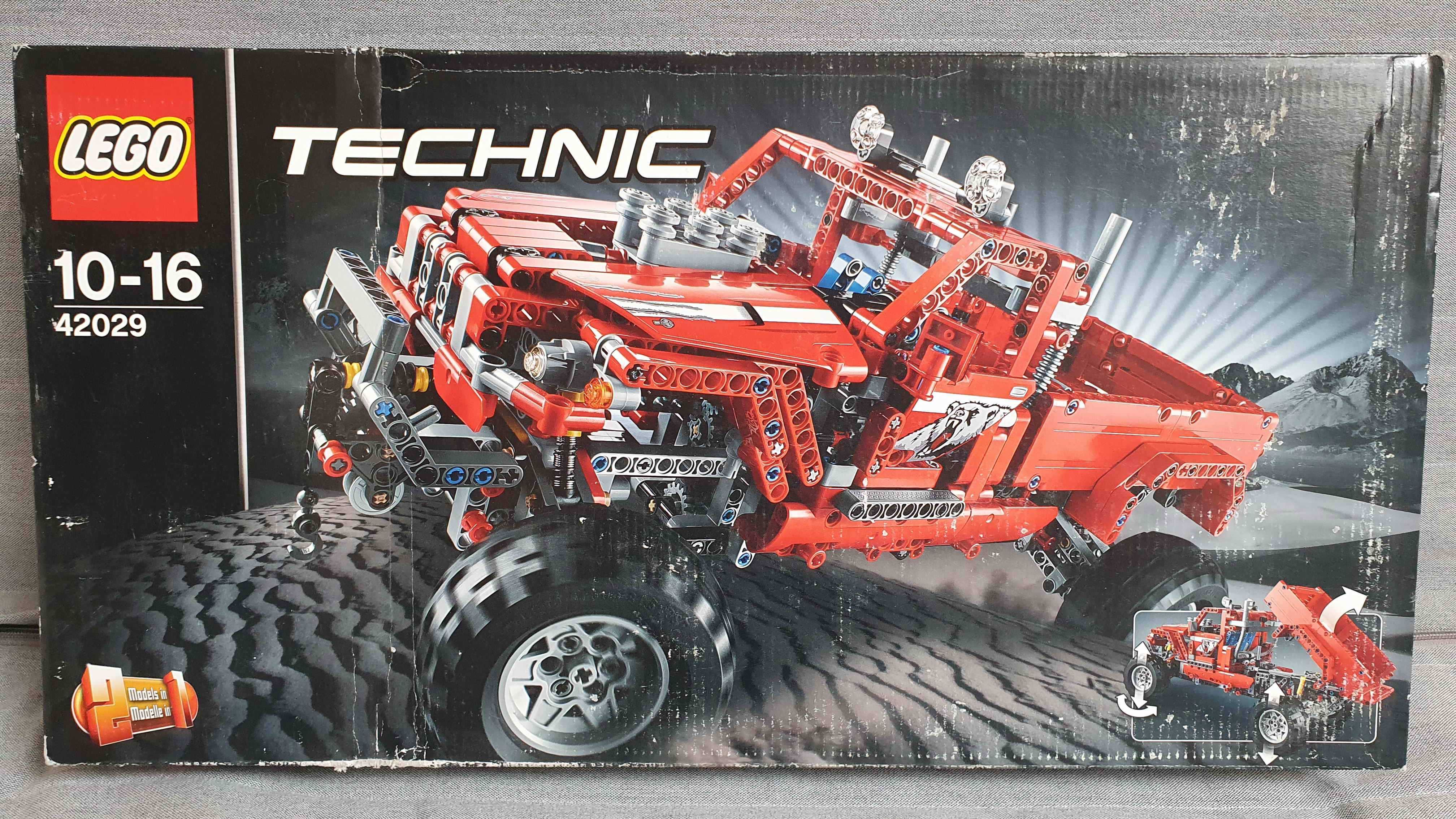 ### LEGO Technic 42029 Ciężarówka Po Tuningu 2 w 1 ciągnik zrywkowy