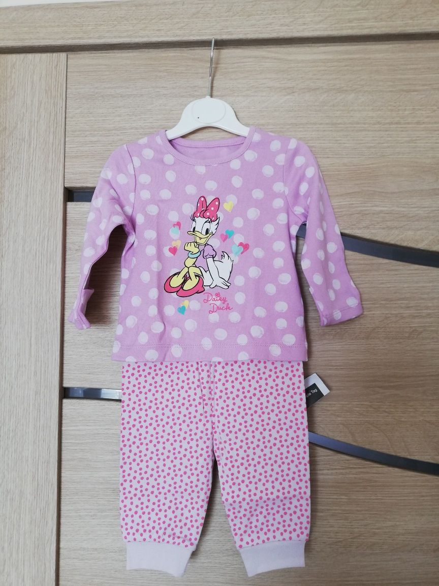 Nowy komplet George Disney, spodnie i bluzka Disney Daisy, 0-3 m-ce