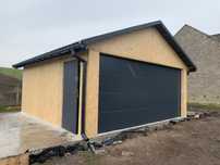 Garaż szkieletowy kanadyjski drewniany nieocieplony 35m2 Johny House