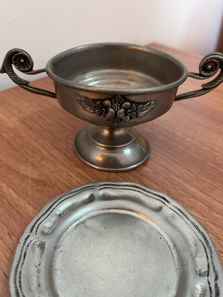 Conjunto peças estanho