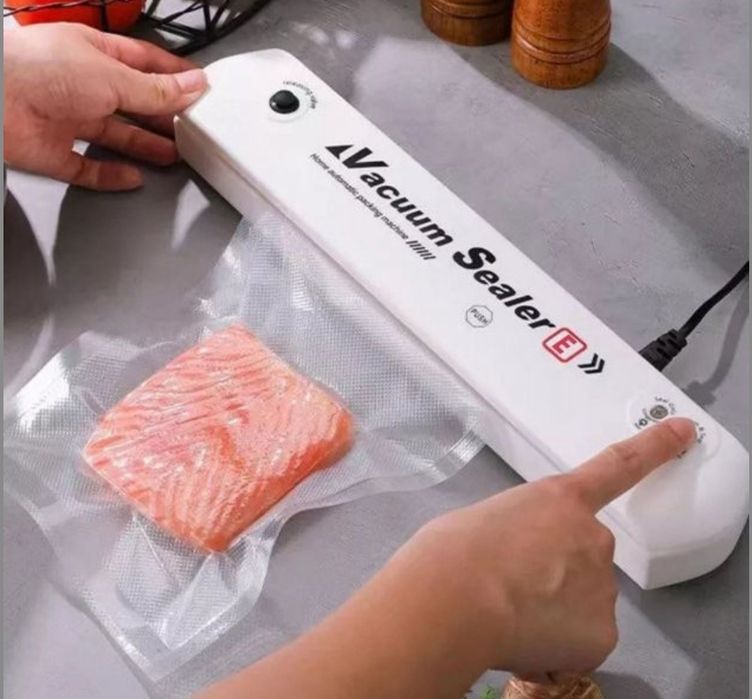 Вакуумний пакувальник VACUUM SEALER LP-11 (S+), білий, чорний