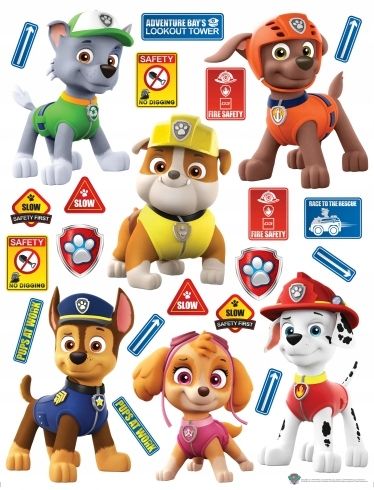 Naklejka Naklejki Paw Psi Patrol Na Ścianę Pieskir