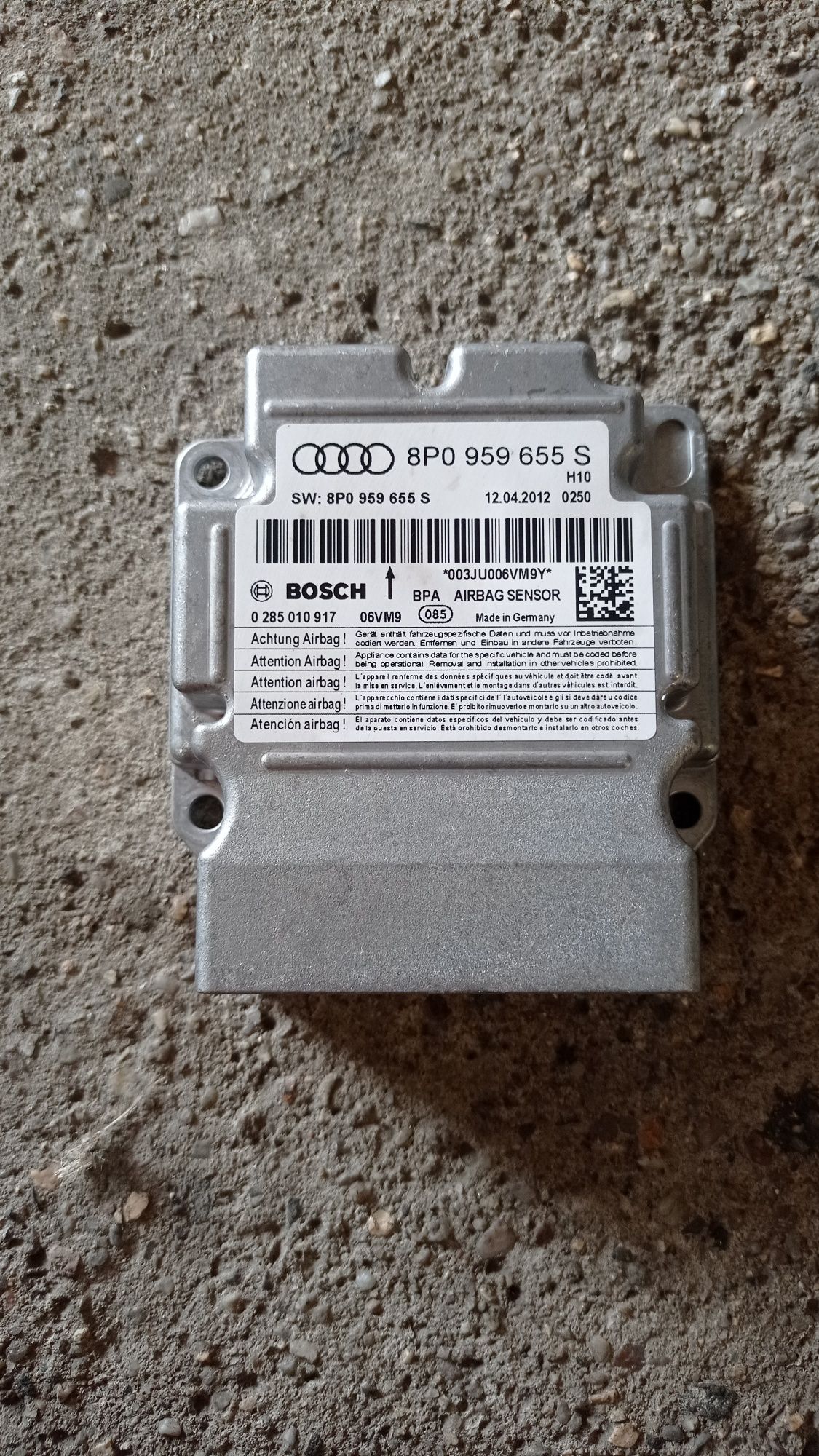 Audi A3 8P 08-12 Lift Sensor moduł poduszek AirBag