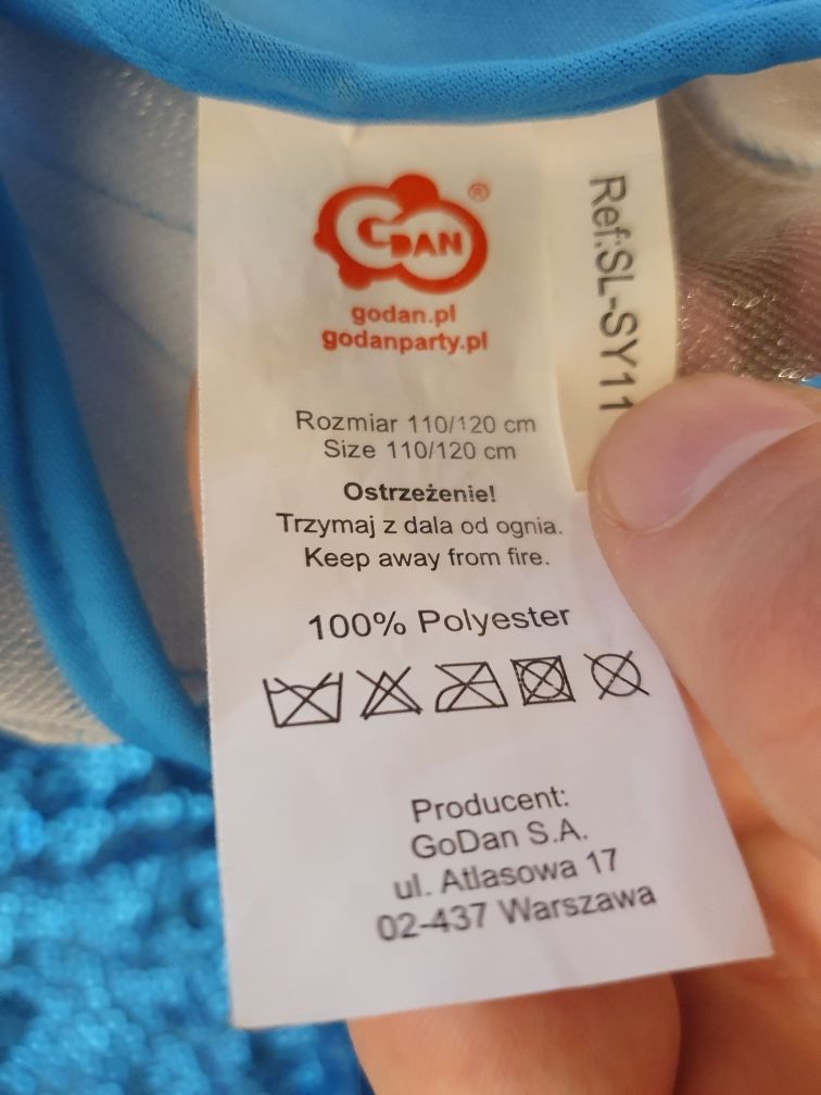 Strój kostium sukienka Mała Syrenka Laika na bal karnawałowy 110/120