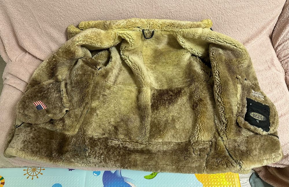 Дублянка шкіряна з овчини