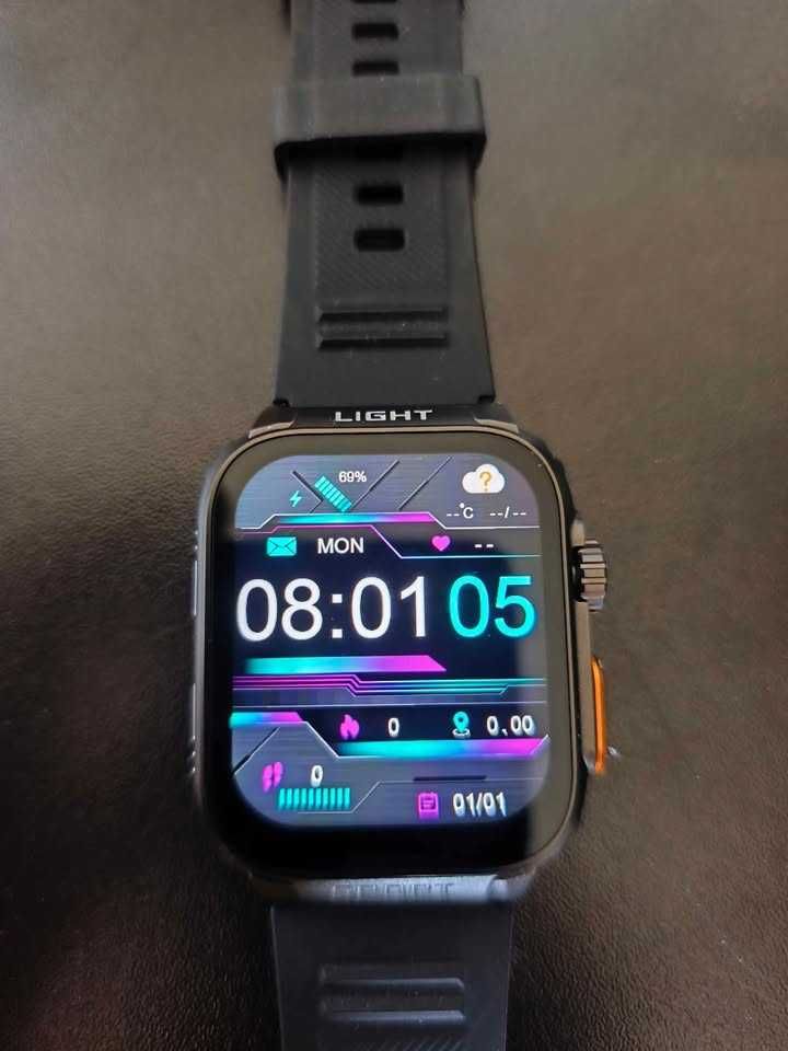 Smartwatch 2024 | Pulseira preta