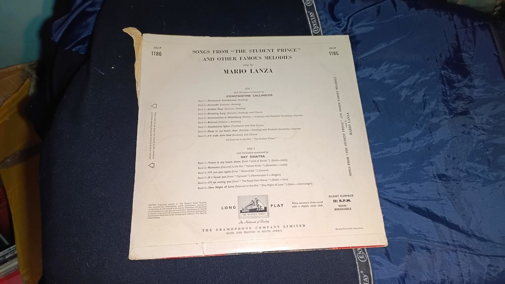 Mário Lanza_Vinil