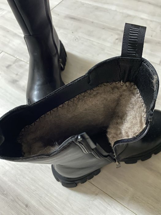 Ботинки Челсі на хутрі