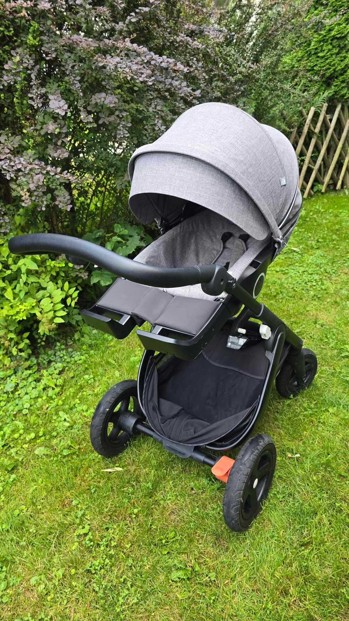 Wózek Stokke Trailz 3w1 + adaptery + Fotelik Maxi Cosi Pebble Plus