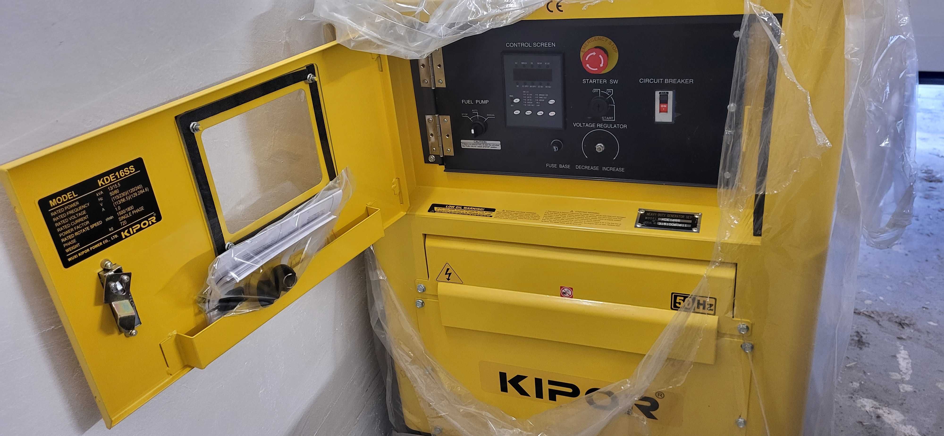 Agregat prądotwórczy 12 kW KIPOR 500 kg Gwarancja