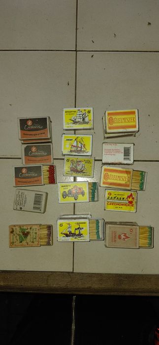 Stare zapałki Czechowickie i inne 20 sztuk