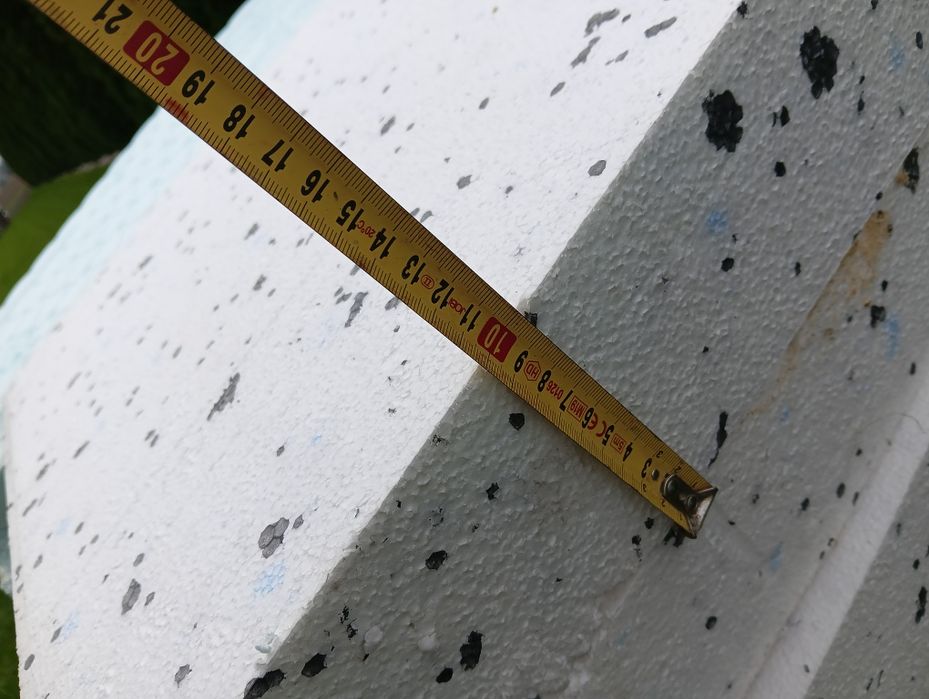 Styropian  biały 10cm 5 płyt