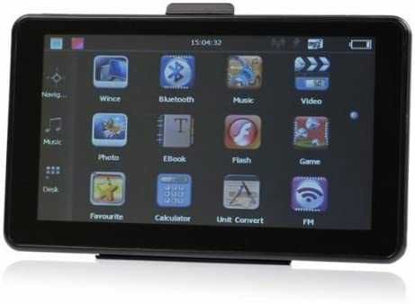 Novo GPS Sat NAV de 4,3 polegadas, para carro, camião, autocarro,